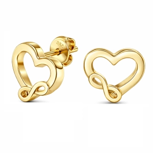 Kolczyki serca z nieskończonością 160520236