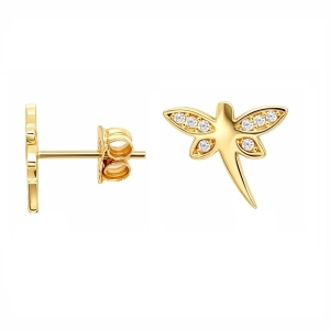 Złote kolczyki ważki 16052023125