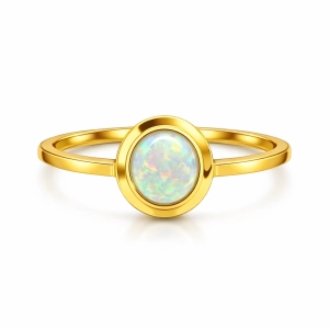 ZŁOTY PIERŚCIONEK Z OPALEM 24052023P3