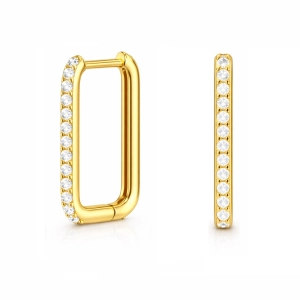 Złote kolczyki angielskie z cyrkoniami 20230828003