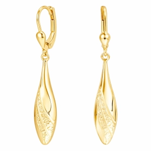 Złote kolczyki wiszące 1604202422