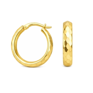 Złota koła fasetowane