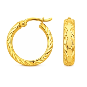 Złote koła fasetowane S 2 CM