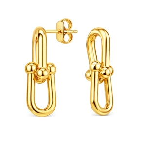 Złote kolczyki geometryczne 2803202511