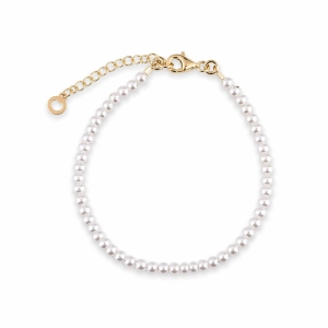 Bransoletka na sznurku z perełkami