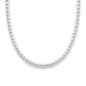 Naszyjnik z pereł naturalnych 40 - 45 cm regulowany