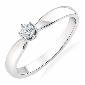 AU-585  Pierścionek 101-10046 0,08 CT