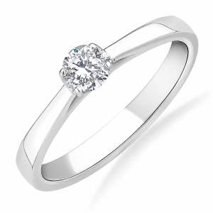 AU-585  Pierścionek  101-10020 0,16 CT